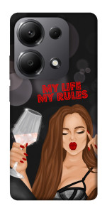 Чехол My life my rules для Xiaomi Redmi Note 13 Pro 4G