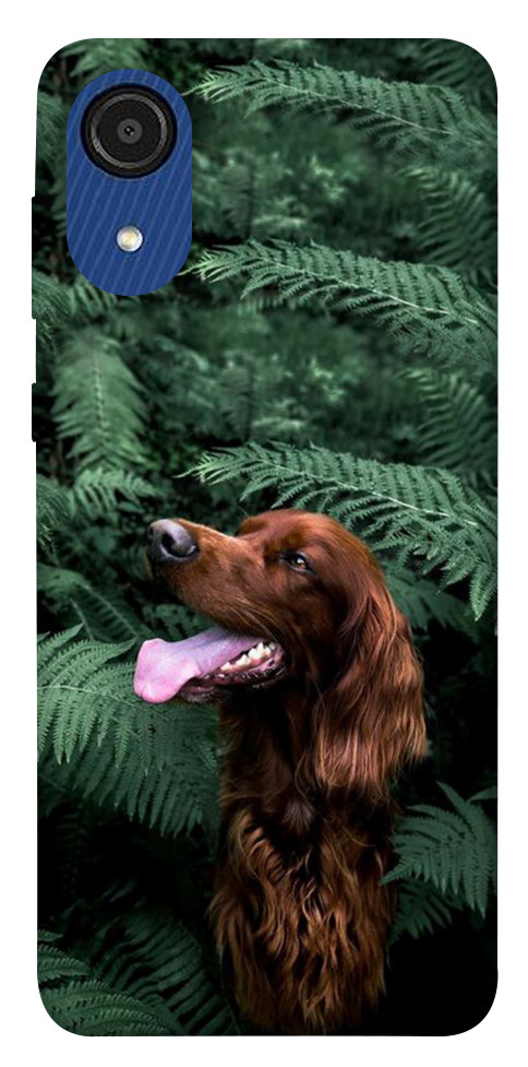 Чехол Собака в зелени для Galaxy A03 Core