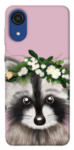 Чехол Raccoon in flowers для Galaxy A03 Core