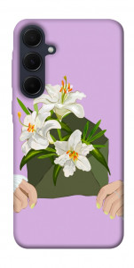 Чехол Flower message для Galaxy A55