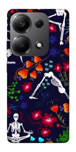 Чехол Yoga skeletons для Xiaomi Redmi Note 13 Pro 4G