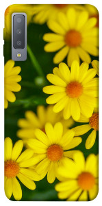 Чехол Yellow chamomiles для Galaxy A7 (2018)