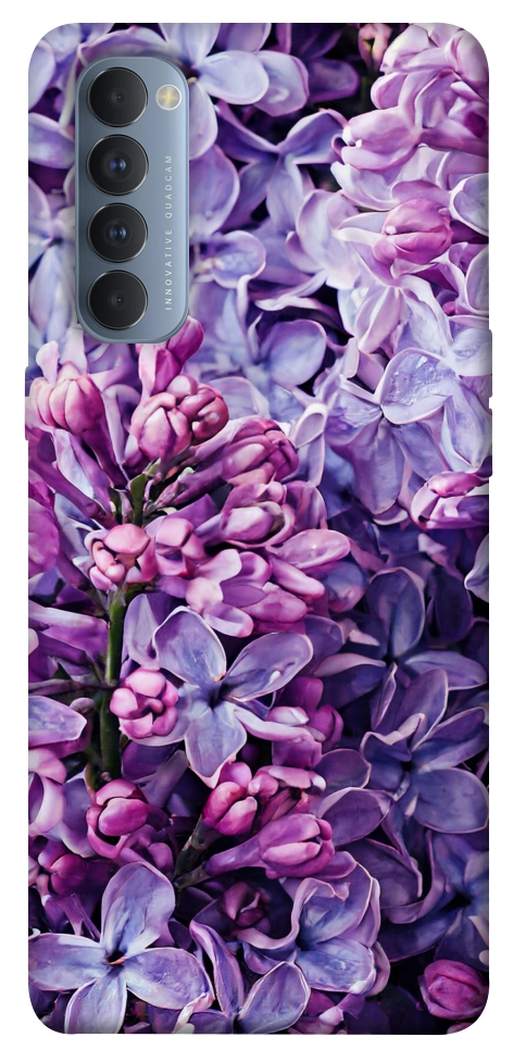 Чехол Violet blossoms для Oppo Reno 4 Pro