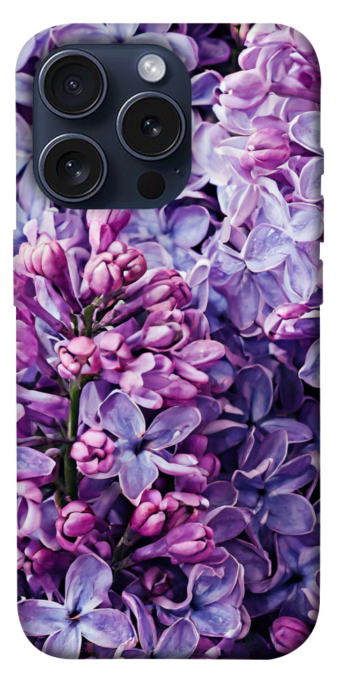 Чехол Violet blossoms для iPhone 15 Pro