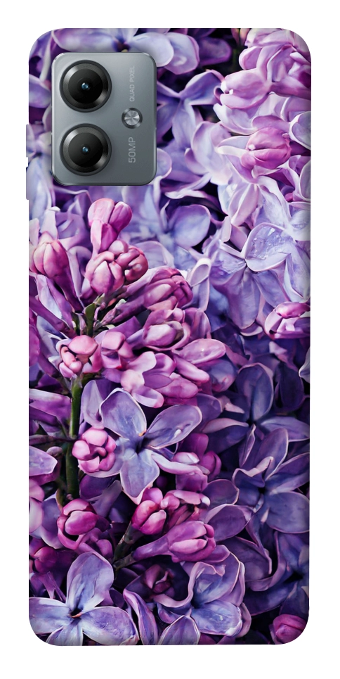 Чехол Violet blossoms для Motorola Moto G14