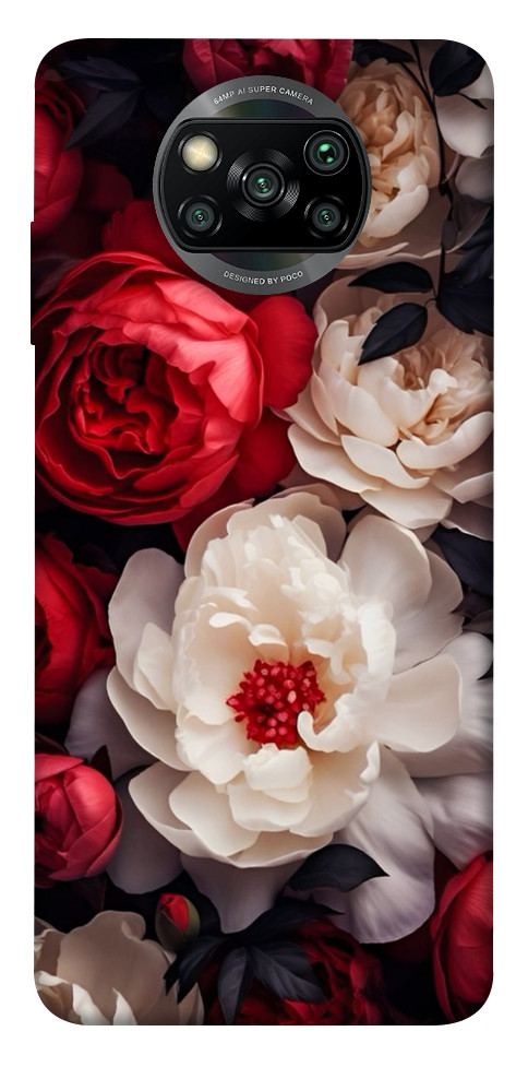 Чохол Velvet roses для Xiaomi Poco X3 NFC