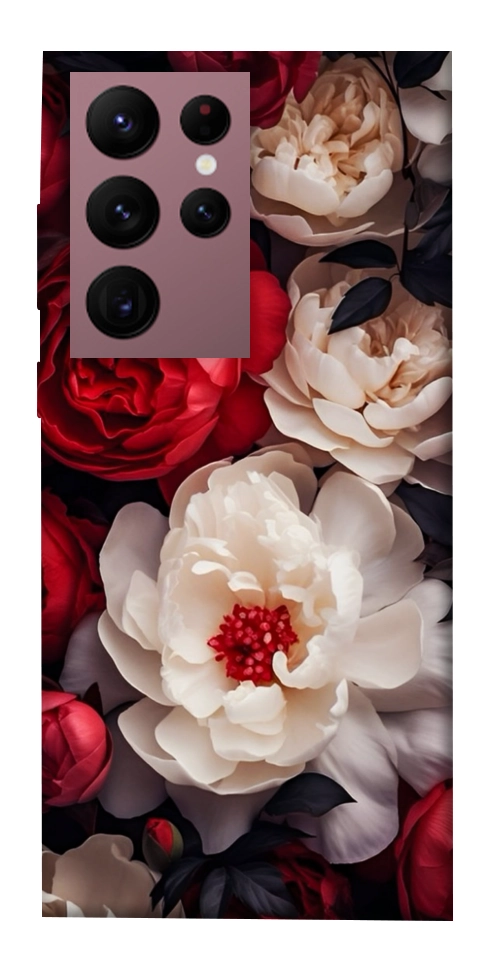 Чехол Velvet roses для Galaxy S22 Ultra