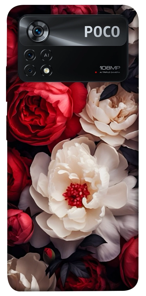 Чехол Velvet roses для Xiaomi Poco X4 Pro