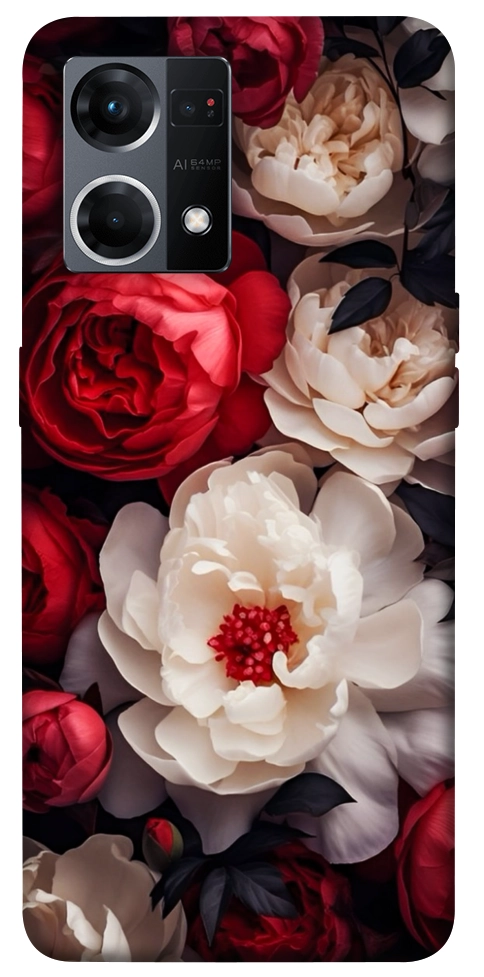 Чохол Velvet roses для Oppo Reno 7 4G