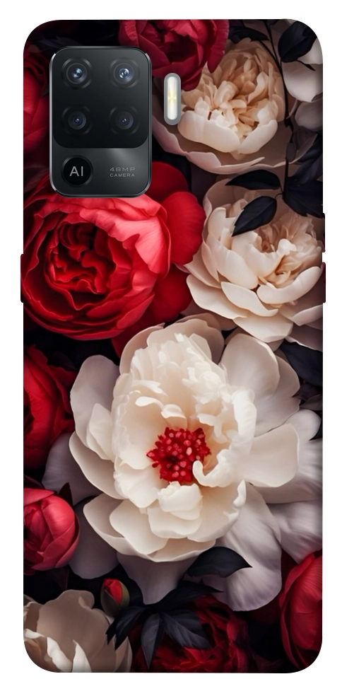 Чехол Velvet roses для Oppo Reno 5 Lite