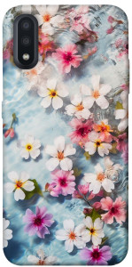 Чохол Floating flowers для Galaxy A01