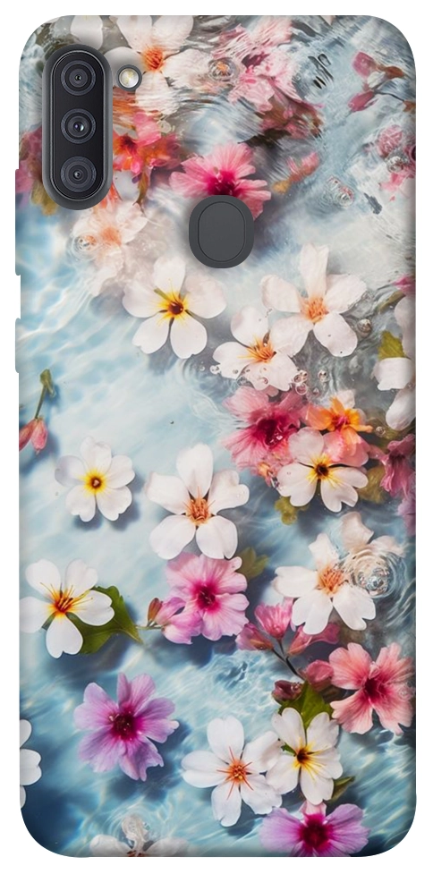 Чохол Floating flowers для Galaxy A11 (2020)