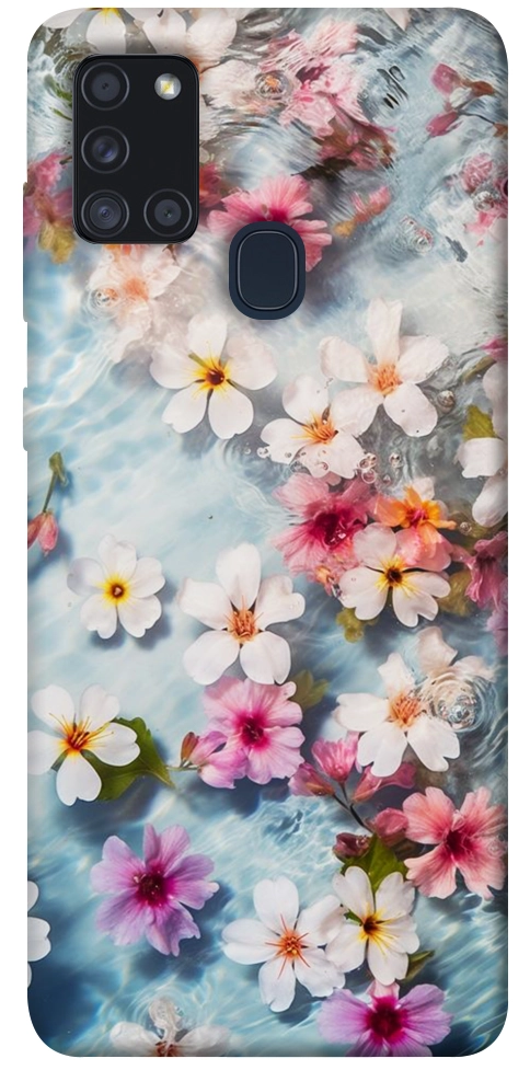 Чехол Floating flowers для Galaxy A21s (2020)