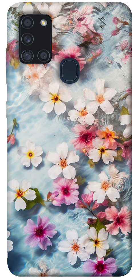 Чохол Floating flowers для Galaxy A21s (2020)