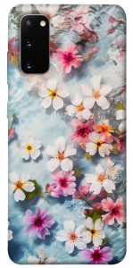 Чехол Floating flowers для Galaxy S20 (2020)