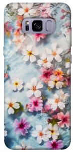 Чехол Floating flowers для Galaxy S8+
