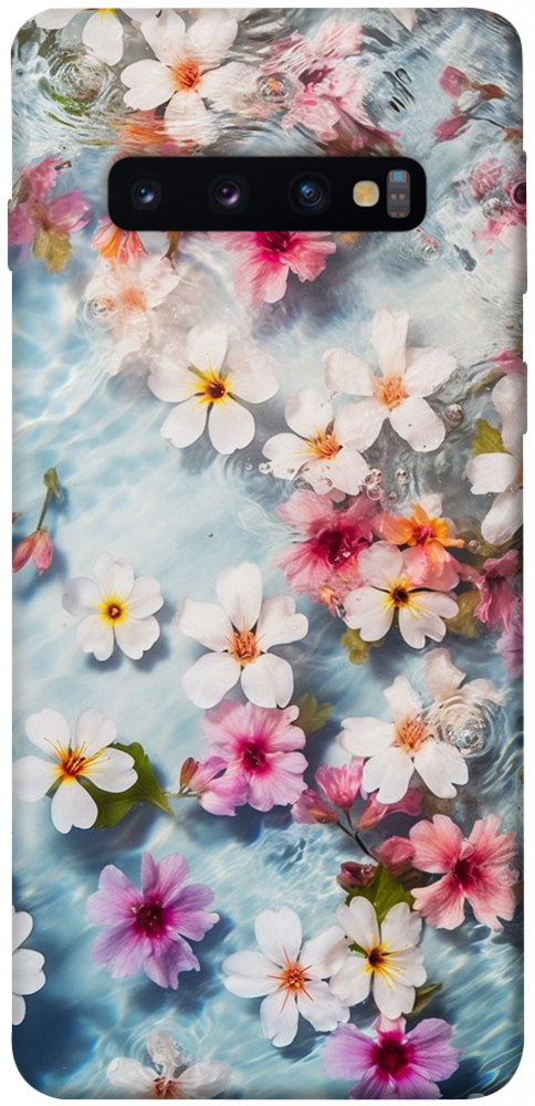 Чохол Floating flowers для Galaxy S10 (2019)