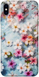 Чехол Floating flowers для iPhone XS (5.8")
