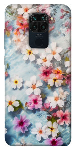 Чехол Floating flowers для Xiaomi Redmi Note 9
