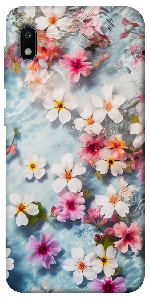 Чехол Floating flowers для Galaxy A10 (A105F)