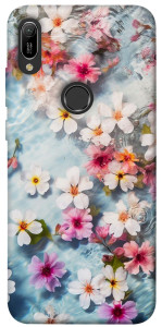 Чехол Floating flowers для Huawei Y6 (2019)