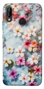 Чехол Floating flowers для Huawei P20 Lite