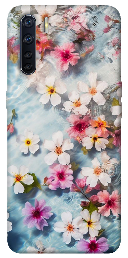 Чехол Floating flowers для Oppo A91