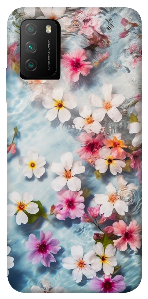 Чехол Floating flowers для Xiaomi Poco M3