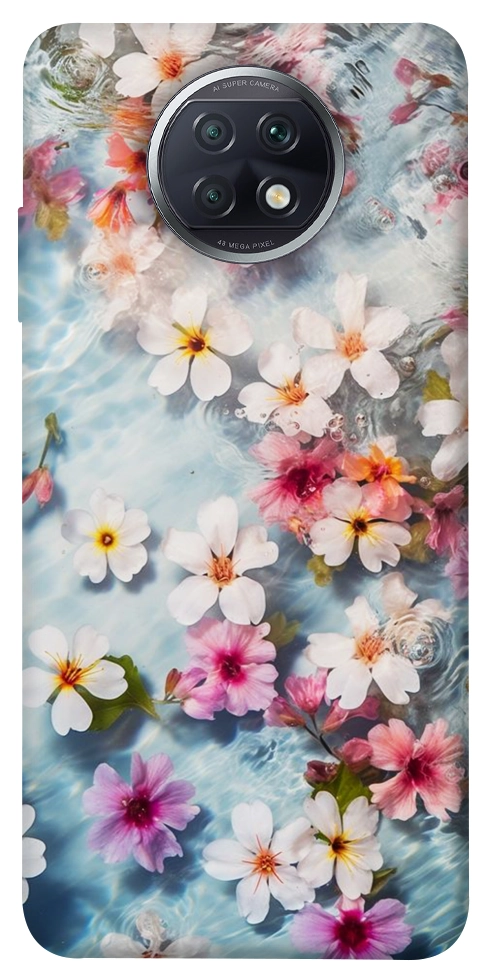 Чохол Floating flowers для Xiaomi Redmi Note 9T