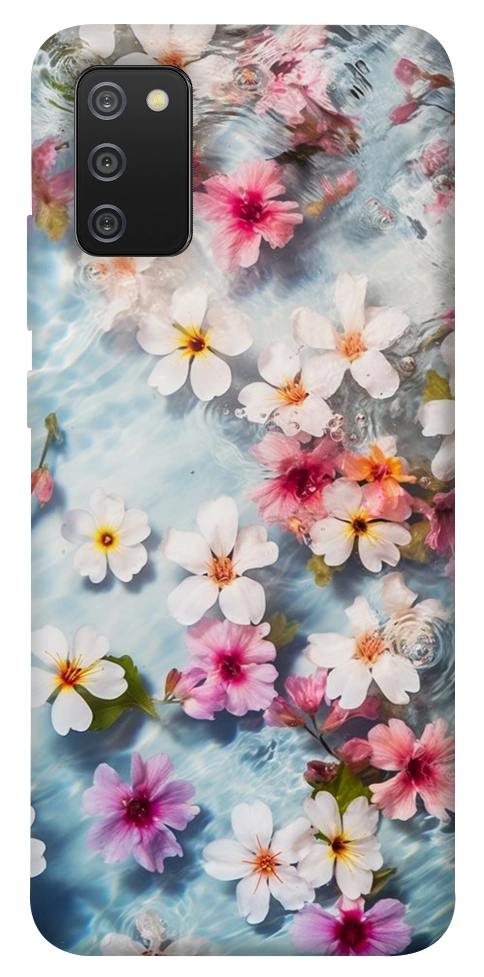 Чохол Floating flowers для Galaxy A02s