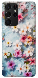 Чохол Floating flowers для Galaxy S21 Ultra