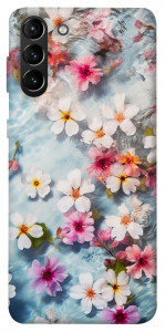 Чохол Floating flowers для Galaxy S21+