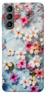 Чохол Floating flowers для Galaxy S21