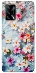 Чехол Floating flowers для Oppo A74 4G