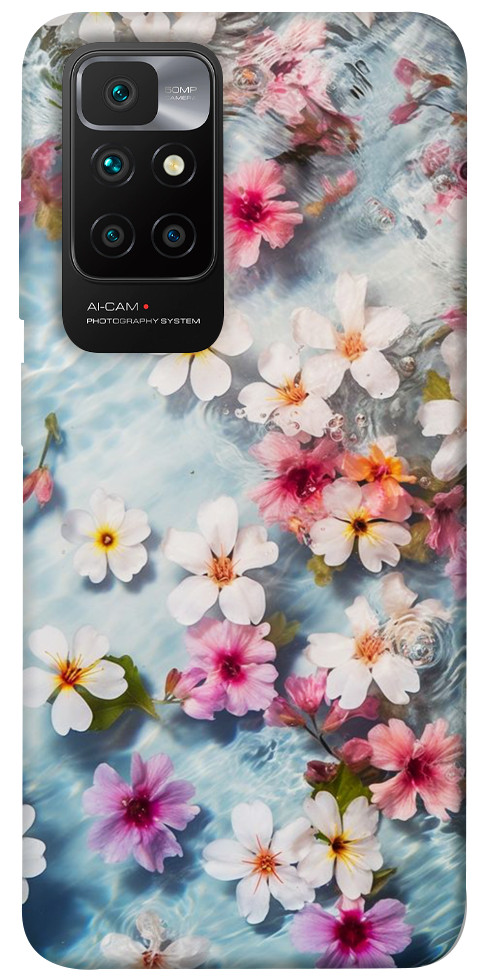 Чохол Floating flowers для Xiaomi Redmi 10