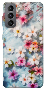 Чохол Floating flowers для Galaxy S21 FE