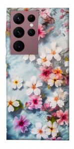 Чехол Floating flowers для Galaxy S22 Ultra