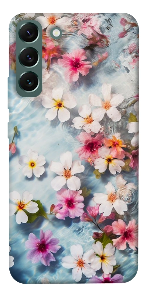 Чохол Floating flowers для Galaxy S22+