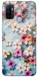 Чохол Floating flowers для Oppo A33 (2020)