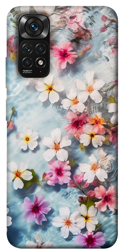 Чехол Floating flowers для Xiaomi Redmi Note 11 (Global)