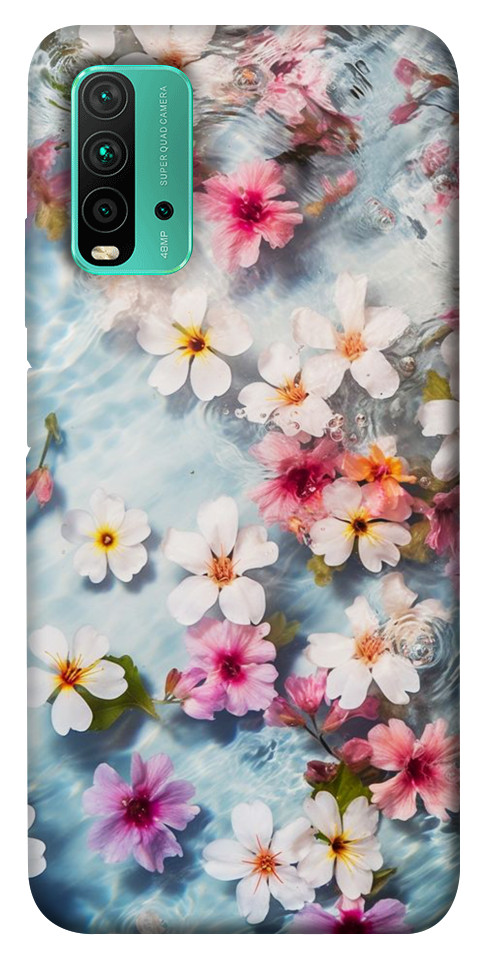 Чохол Floating flowers для Xiaomi Redmi Note 9 4G