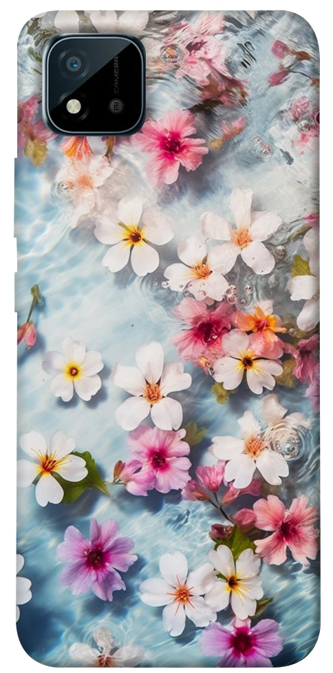 Чехол Floating flowers для Realme C20