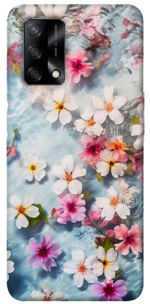 Чехол Floating flowers для Oppo F19