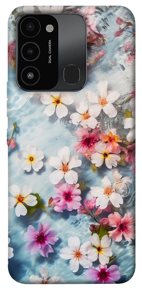 Чехол Floating flowers для TECNO Spark Go 2022 (KG5m)