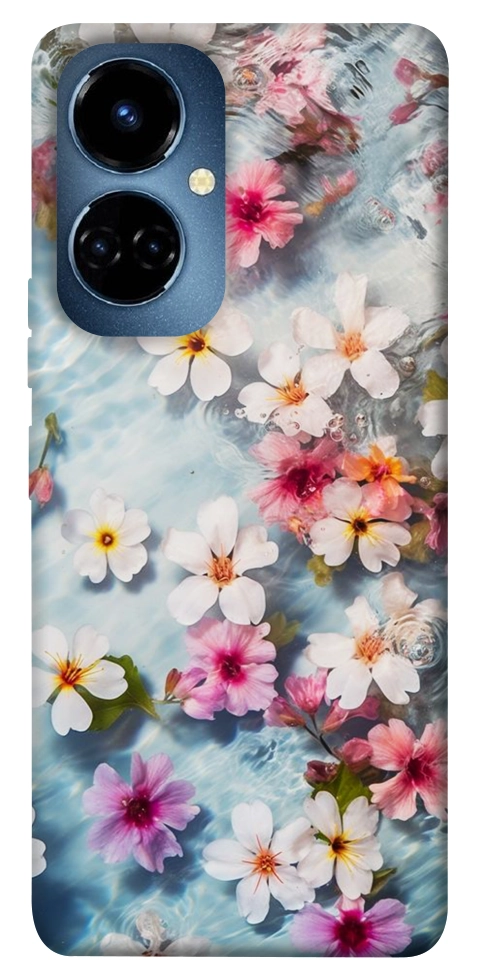 Чехол Floating flowers для TECNO Camon 19 (CI6n)