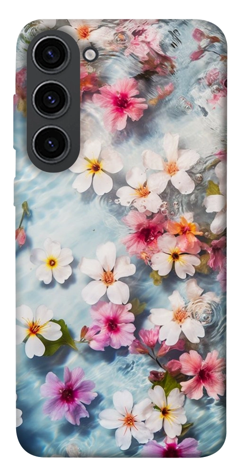 Чехол Floating flowers для Galaxy S23