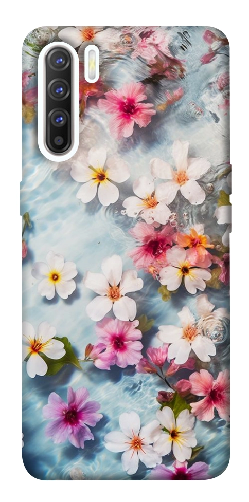 Чехол Floating flowers для Oppo Reno 3