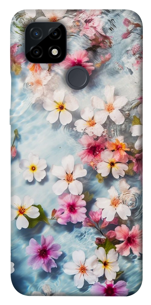 Чохол Floating flowers для Realme C21