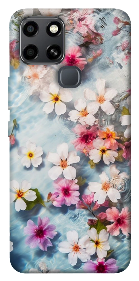 Чехол Floating flowers для Infinix Smart 6