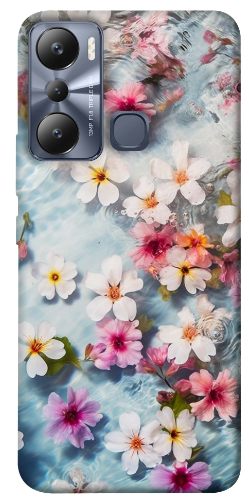 Чохол Floating flowers для Infinix Hot 20i